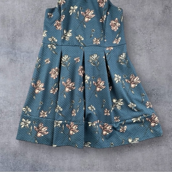 Xhilaration Target Blue Floral A-Line Dress Sz: XL - Picture 5 of 9